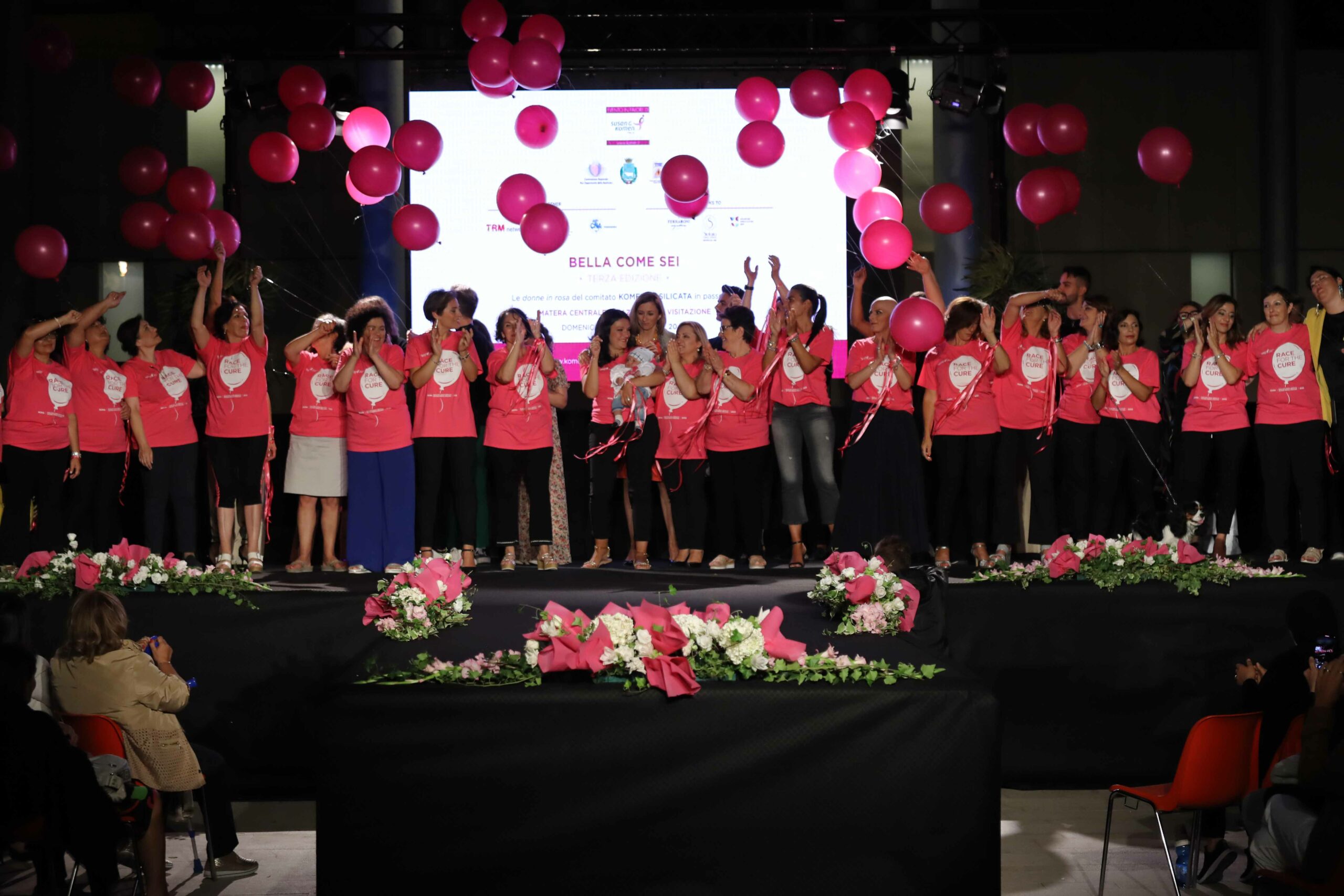 Bella come sei: grande successo a Matera per la terza edizione della sfilata delle donne in rosa di Komen Basilicata