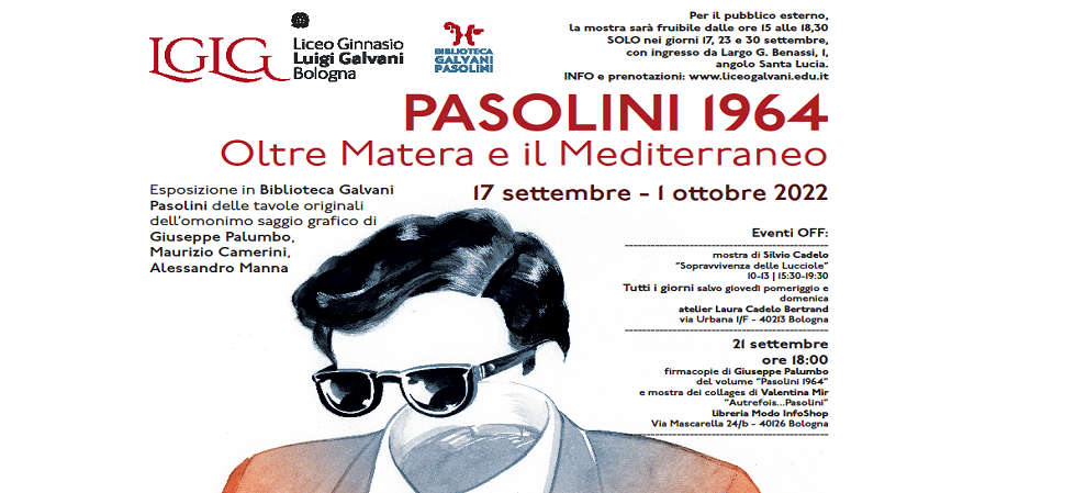 Tappa a Roma e Bologna per “Pasolini 1964 – Oltre Matera e il Mediterraneo”