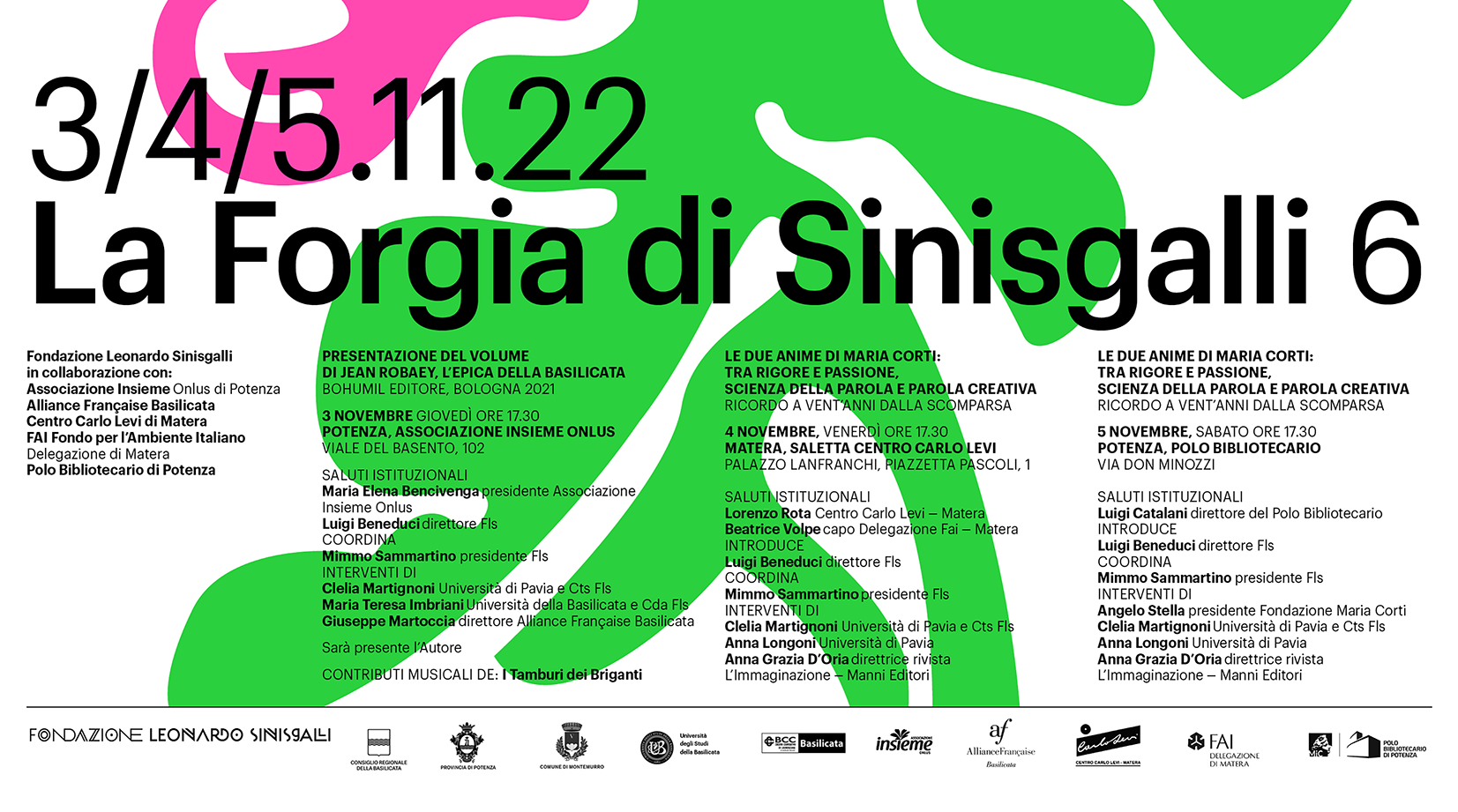 Fondazione Leonardo Sinisgalli, al via i cartelloni “Furor Sinisgalli 11” e “La Forgia di Sinisgalli 6”