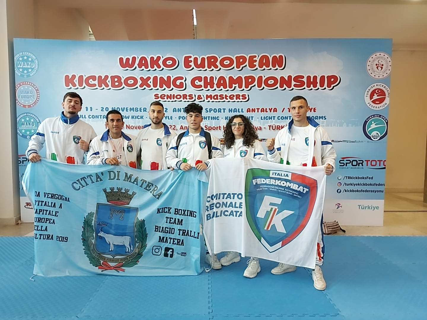 Campionati Europei di Kickboxing WAKO Senior, i risultati degli atleti lucani seguiti dal Direttore Tecnico Biagio Tralli
