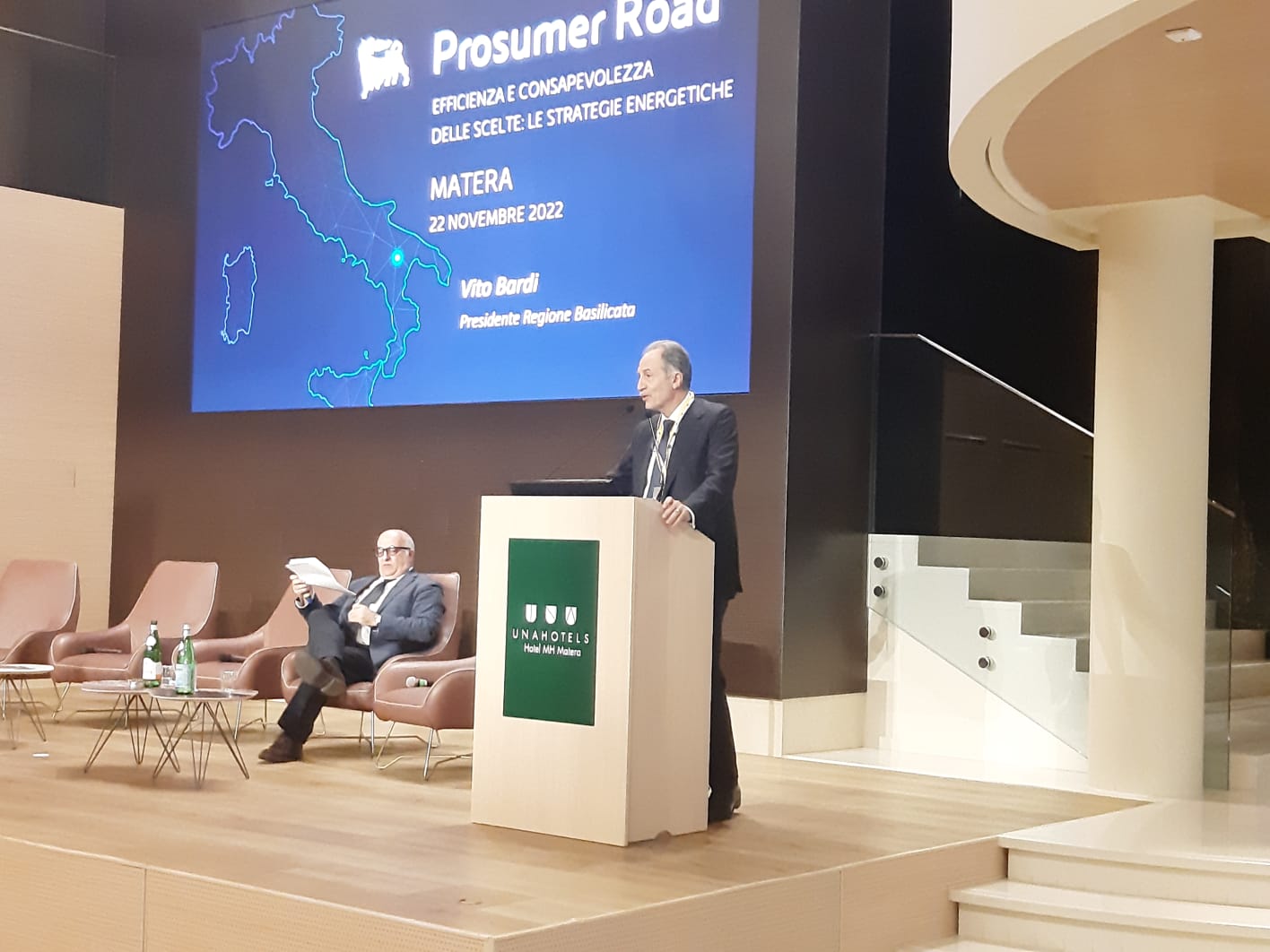 Prosumer Road “Efficienza e consapevolezza delle scelte: le strategie energetiche”: l’intervento del Presidente Vito Bardi