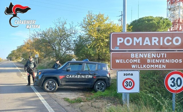 Due arresti a Pomarico nell’ambito di servizi antidroga dei Carabinieri