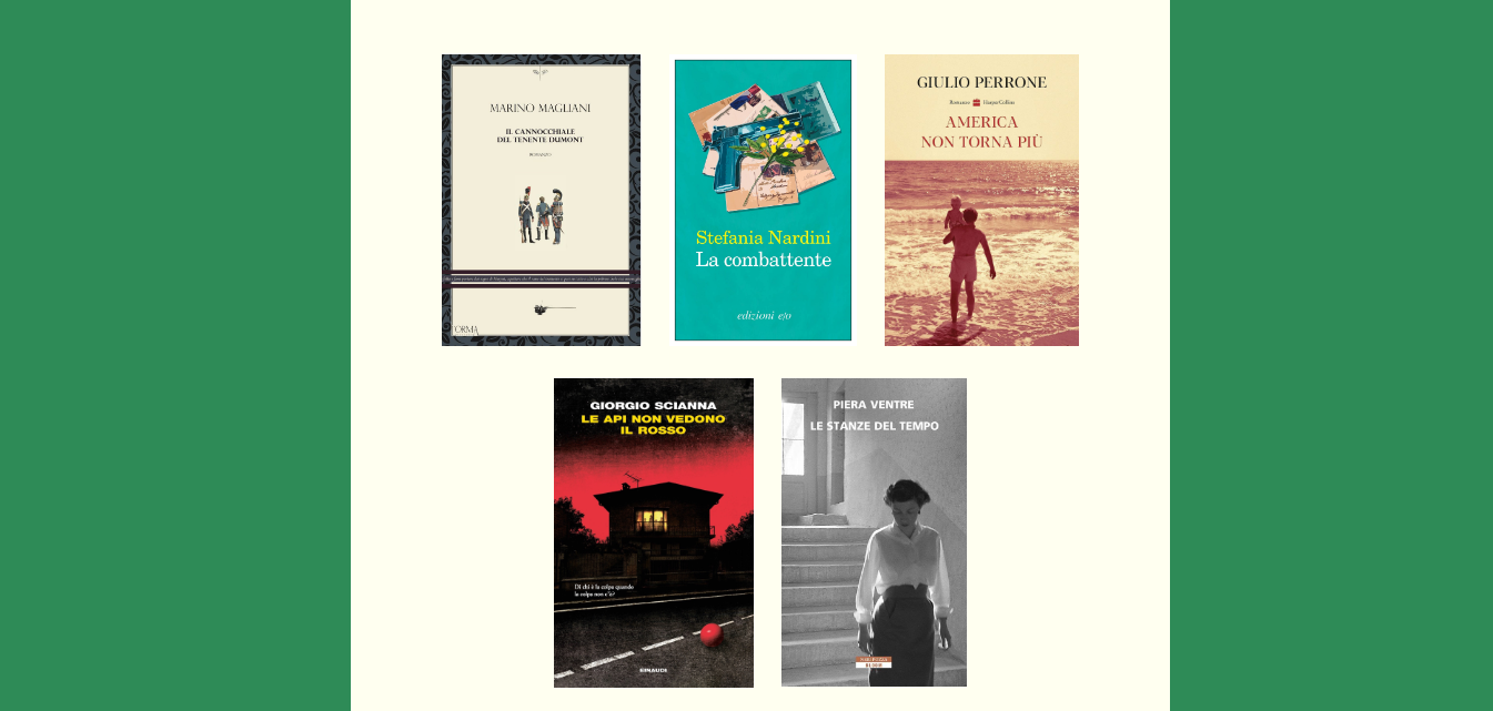 Annunciati i finalisti del Premio Letterario nazionale Chianti 35ma edizione: Magliani, Nardini, Perrone, Scianna e Ventre