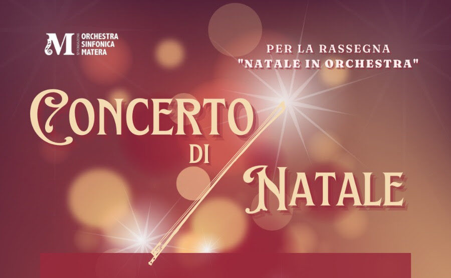 Concerto di Natale dell’Orchestra Sinfonica di Matera