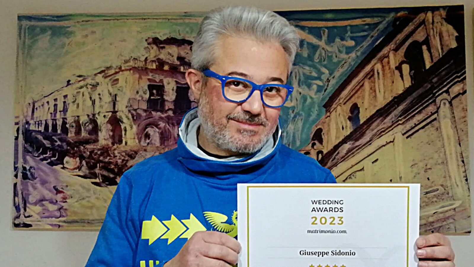 Giuseppe Sidonio, professionista di Ferrandina, vince il Wedding Award 2023