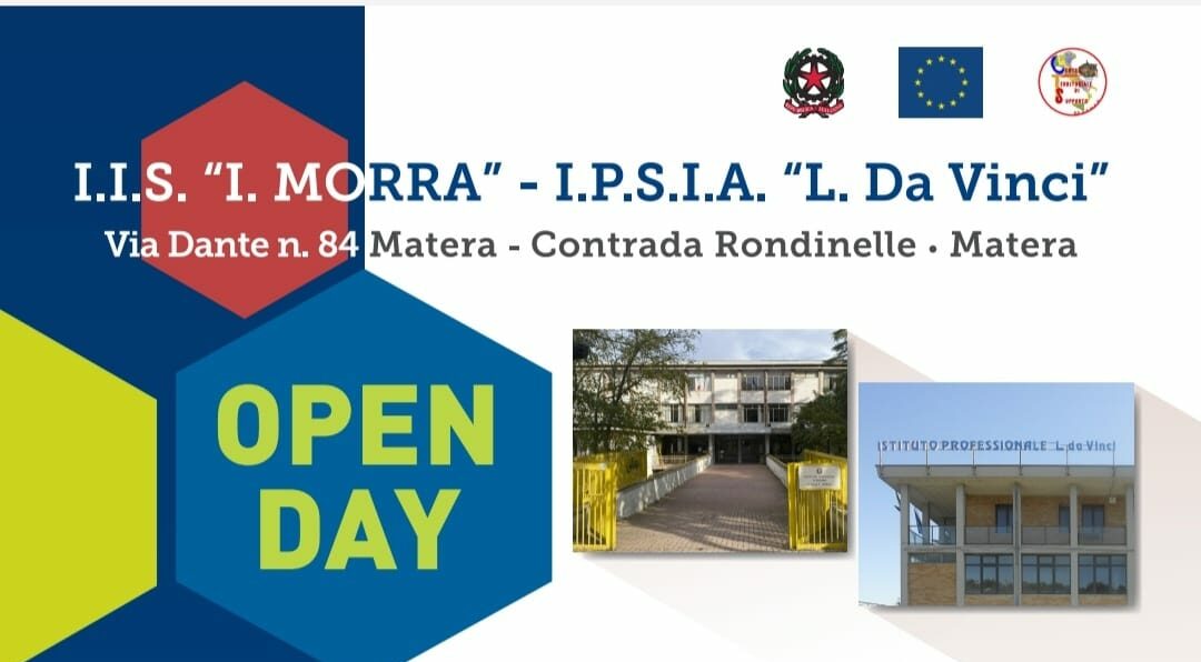 Istituto d’Istruzione Superiore Morra-Da Vinci Matera: ultimi Open days di gennaio, nuovi indirizzi e collaborazione con CNA per sbocchi professionali