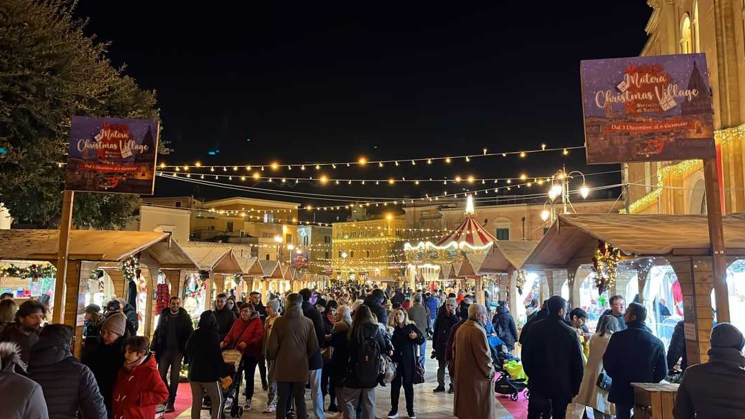 Matera Christmas Village: numeri record per le iniziative di Italia Eventi nella città dei Sassi