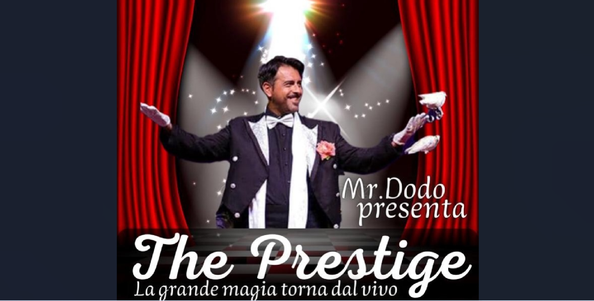 “The Prestige” a Ferrandina: serata dell’Epifania al cine teatro Bellocchio con le illusioni di Mr Dodo