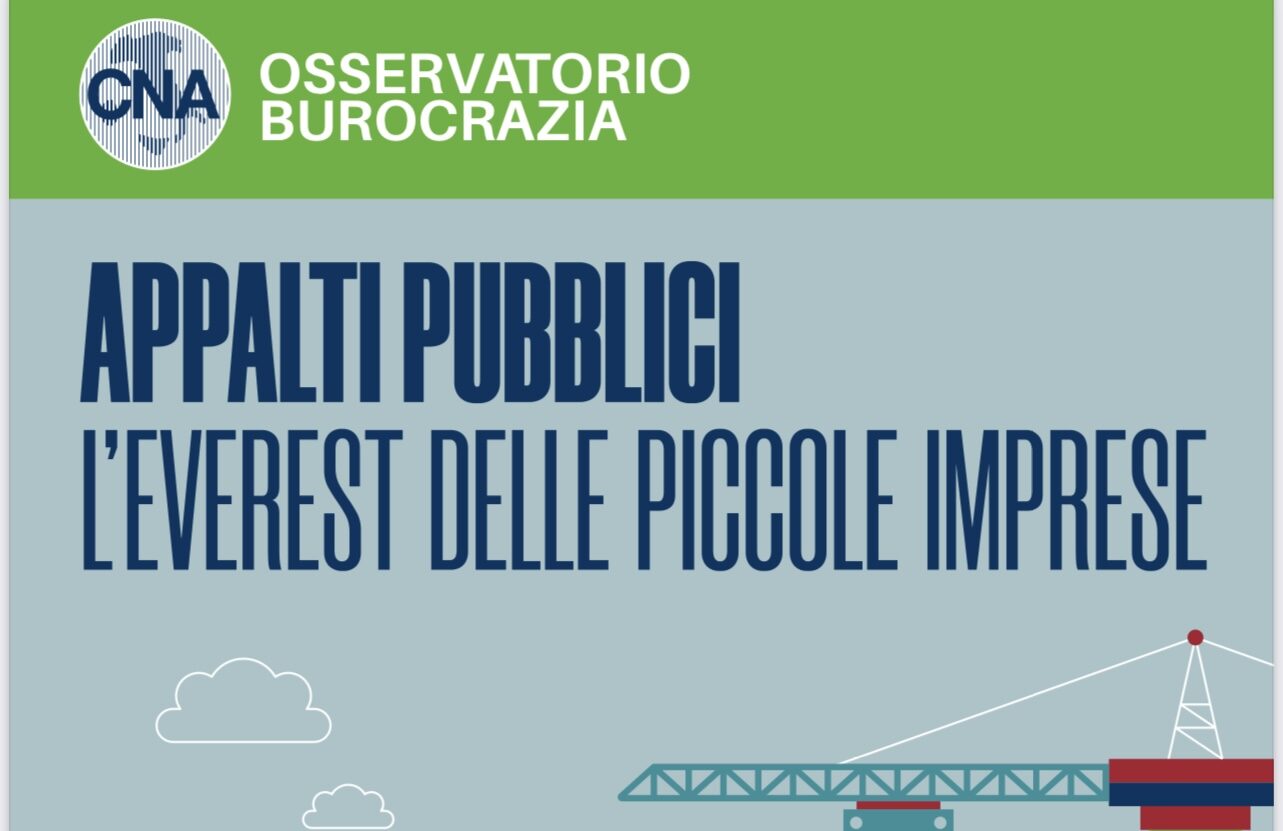 Appalti pubblici italiani, Osservatorio burocrazia CNA