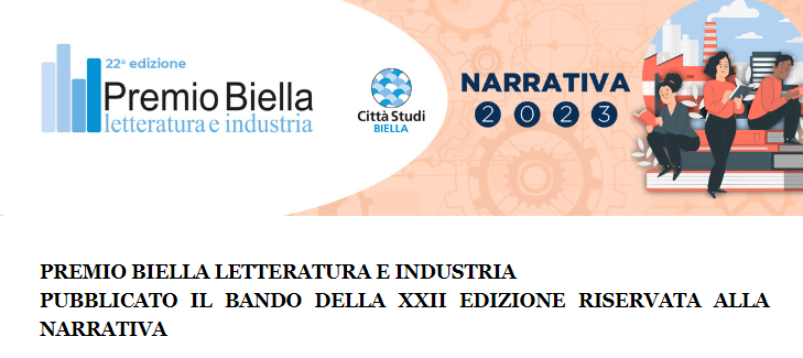 Premio Biella Letteratura e Industria 2023, nuovo bando con una sezione speciale dedicata alla Montagna