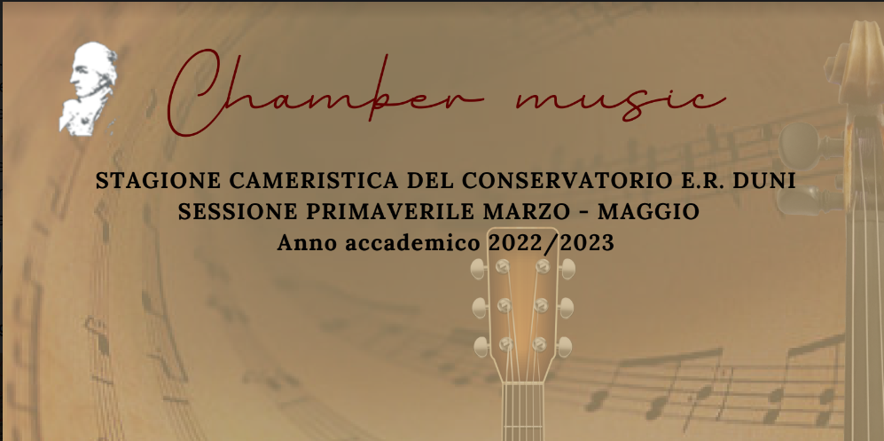 Matera, Conservatorio Duni: al via la terza stagione dei concerti da Camera “Chamber Music” coordinati dal prof. Antonio Di Marzio