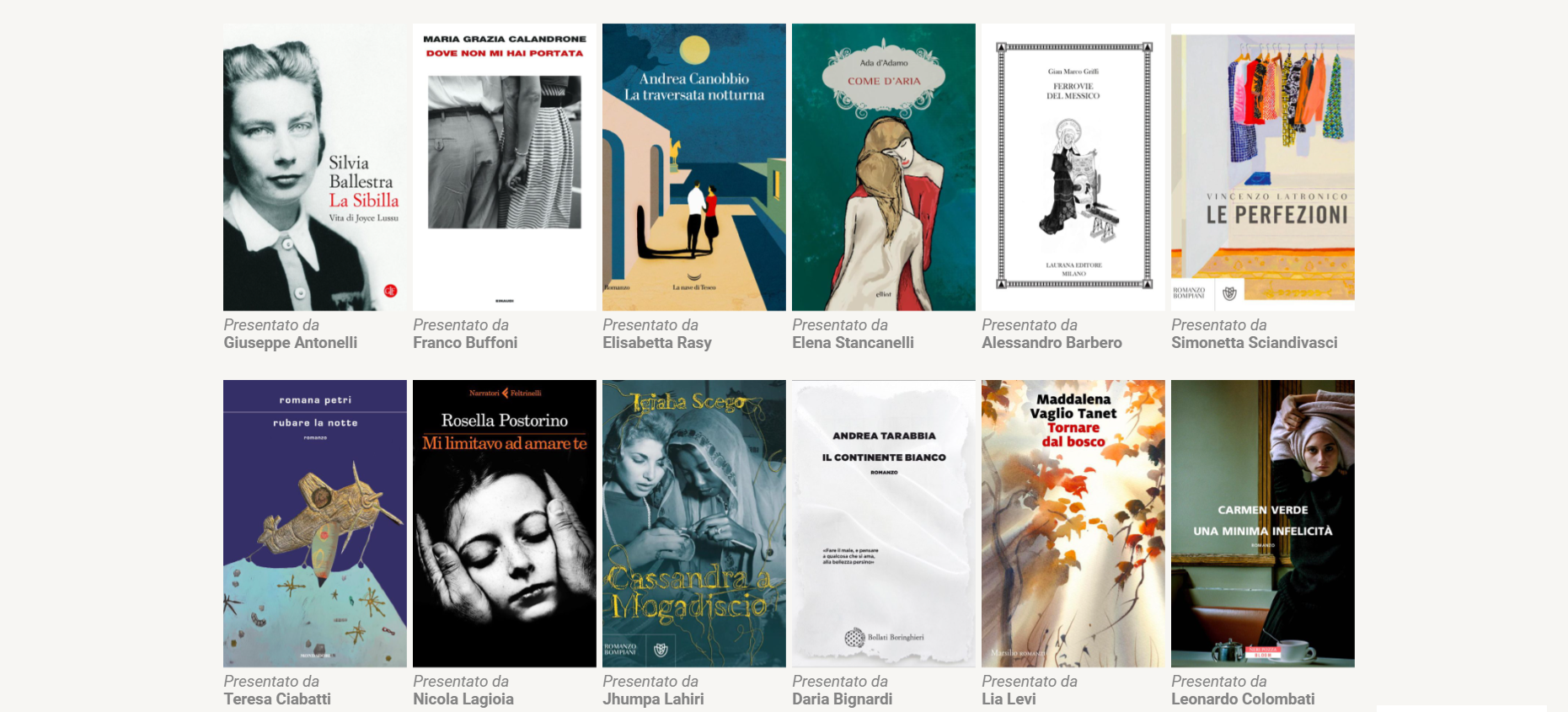 Ecco i dodici libri candidati alla LXXVII edizione del Premio Strega