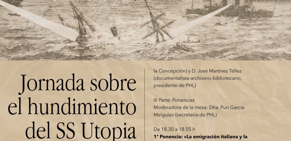 Anche una relazione di Gianni Palumbo al Convegno Internazionale nella baia di Gibilterra per il 132° anniversario del naufragio del piroscafo Utopia