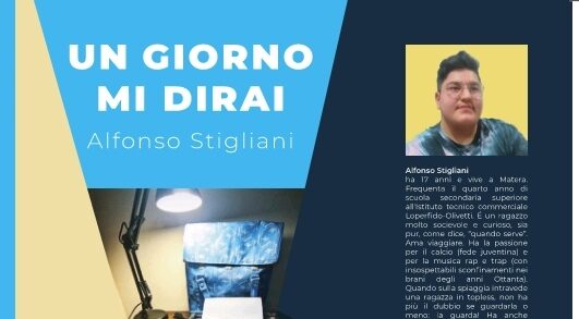 Alfonso Stigliani, studente dell’Istituto Loperfido-Olivetti di Matera, al Salone internazionale del libro di Torino