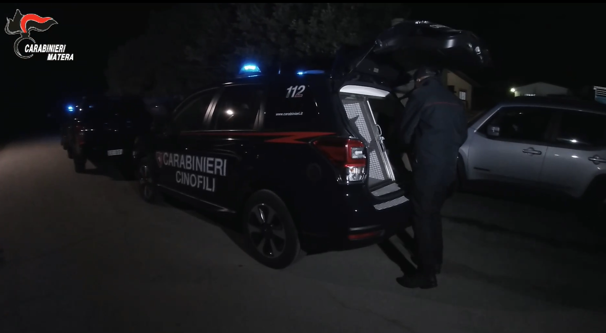“Business” della droga sull’asse Matera-Altamura sgominato dai Carabinieri: un giro d’affari da centinaia di migliaia di euro