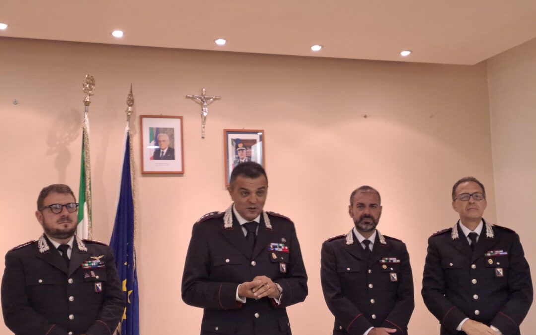 Il colonnello Giovanni Russo è il nuovo comandante provinciale dei Carabinieri di Matera: “Dobbiamo fare squadra e saper ascoltare”