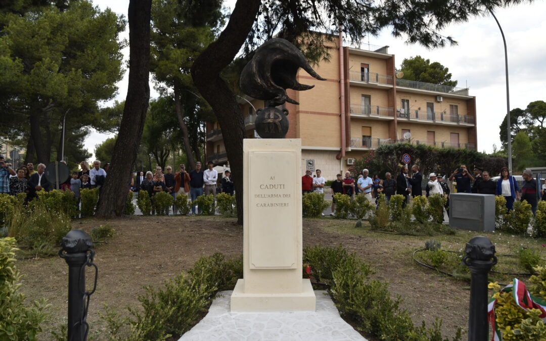 Inaugurato a Matera il monumento in ricordo dei Caduti dell’Arma dei Carabinieri