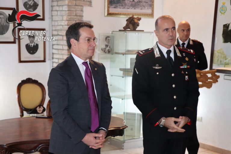 Comando Legione Carabinieri “Basilicata”,  cerimonia di premiazione e saluto di commiato di cinque Carabinieri in servizio distinti presso Comandi dell’Arma dislocati fra le province di Potenza e Matera