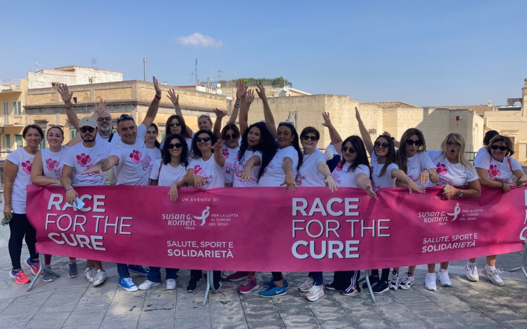 “Race for the cure”, all’Azienda Sanitaria locale di Matera il riconoscimento per il gruppo più numeroso di iscritti alla gara di solidarietà