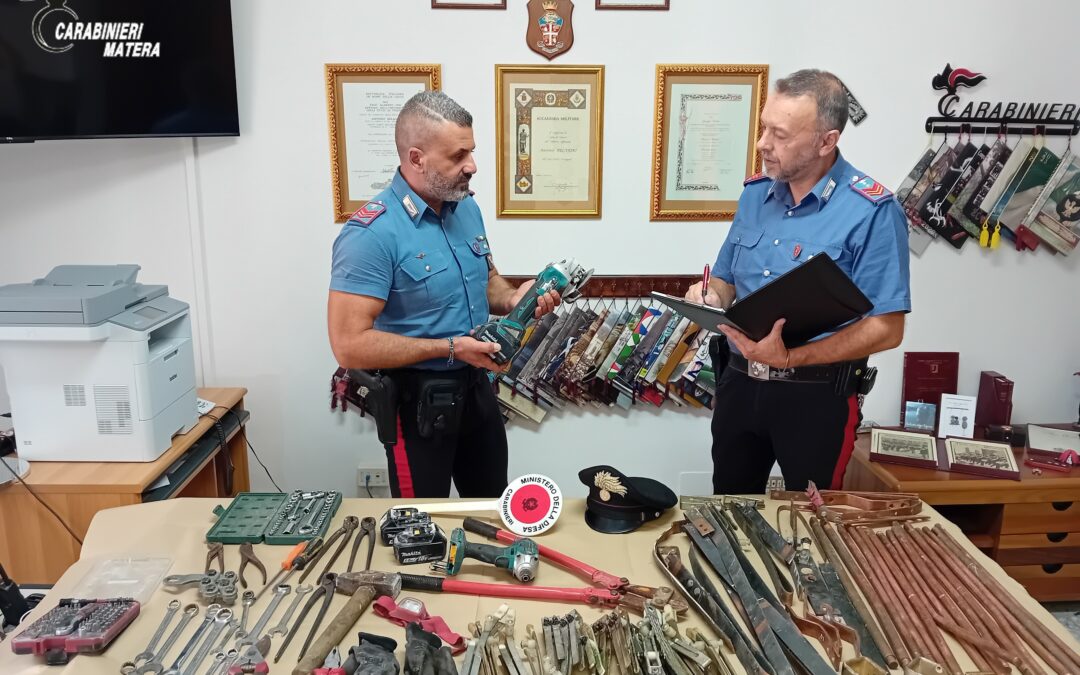 Tre persone arrestate dai Carabinieri di Pisticci per tentato furto aggravato di rame