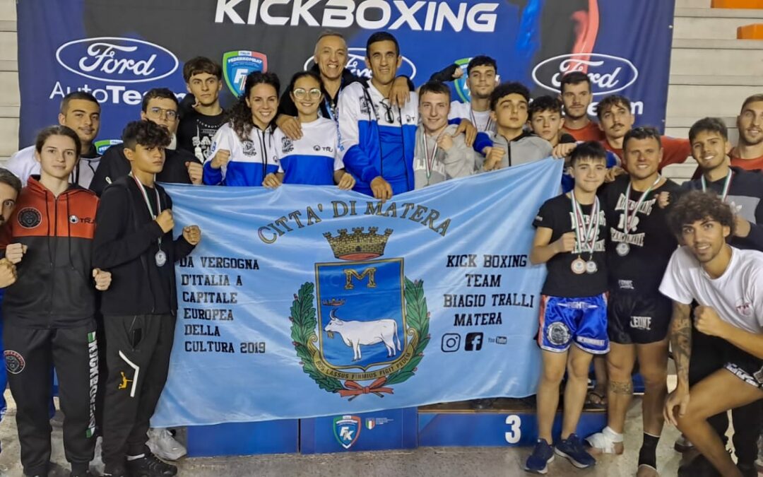 Gli atleti della Dynamic Center di Matera protagonisti nella prima fase dei Campionati Regionali di Kickboxing Puglia/Basilicata