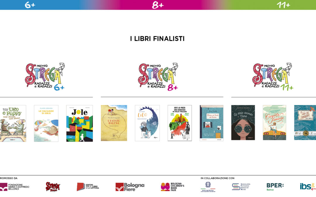 Premio Strega Ragazze e Ragazzi 2023, i libri finalisti nelle categorie 6+, 8+, 11+