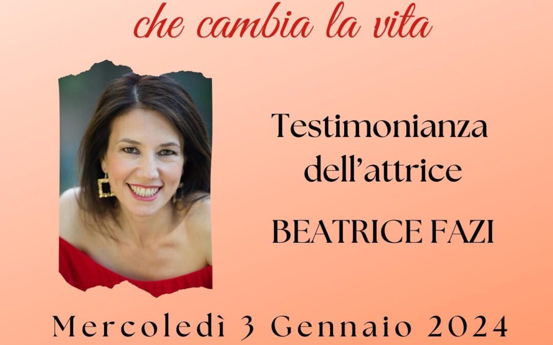 Domani a Marconia incontro con l’attrice e conduttrice televisiva Beatrice Fazi promosso dalle comunità parrocchiali  di San Gerardo Maiella e San Giovanni Bosco