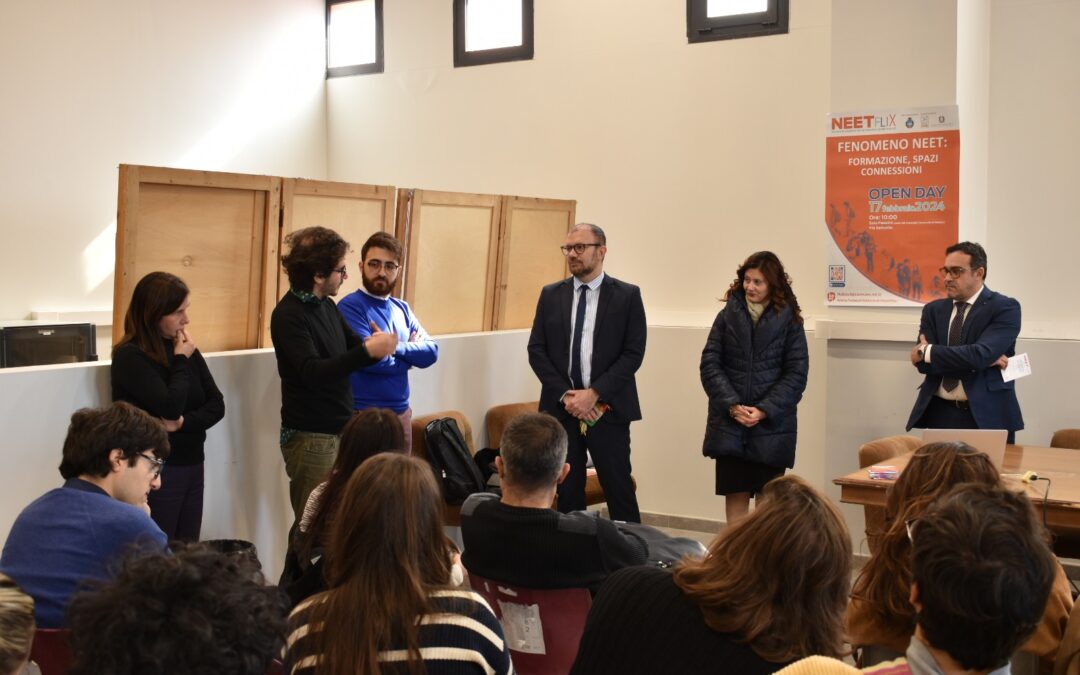 Nella saletta dell’aula consiliare “Pasolini” il primo open day del progetto comunale “Neet-flix”, per prevenire e recuperare il disagio giovanile