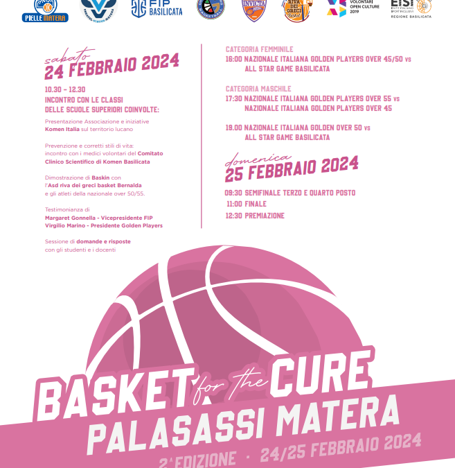Matera, seconda edizione di Basket for the Cure