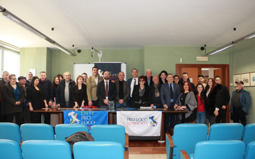 Presentati i programmi e il riconoscimento legislativo di Ente Pro Loco Italiane nel Sistema turistico della Regione Basilicata