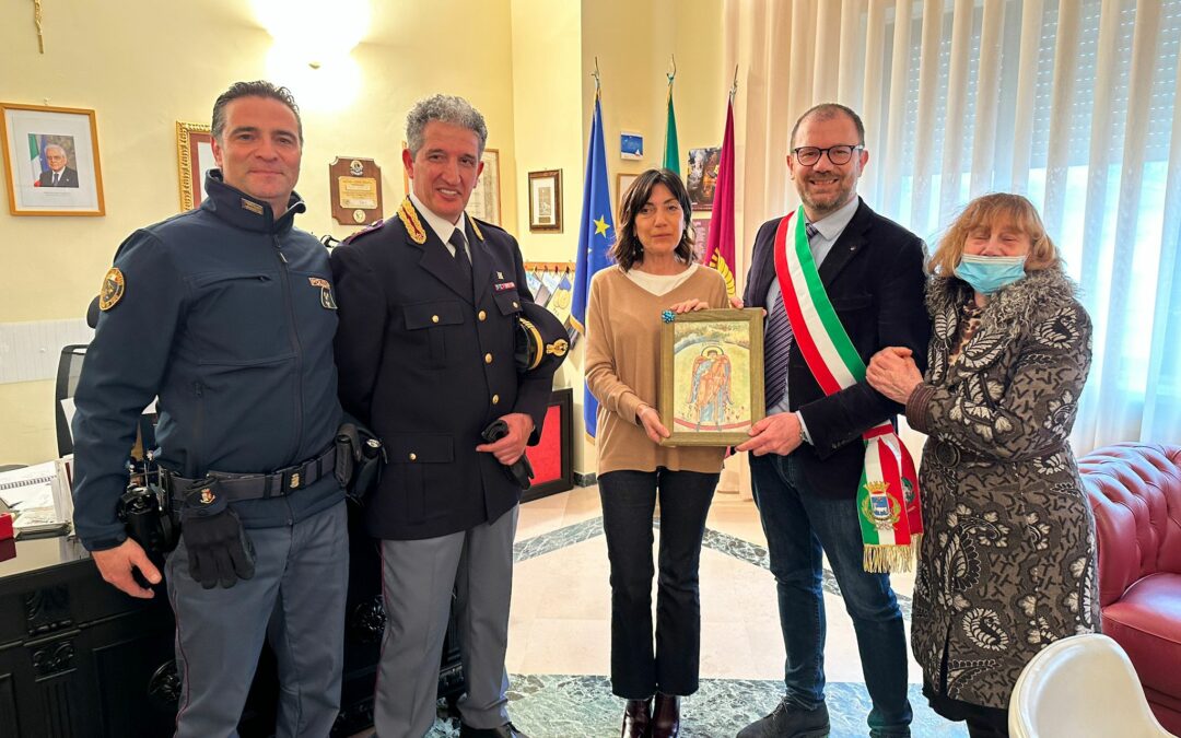 Il sindaco Bennardi in visita alla Questura di Matera, encomio agli agenti per le recenti operazioni di pubblica sicurezza