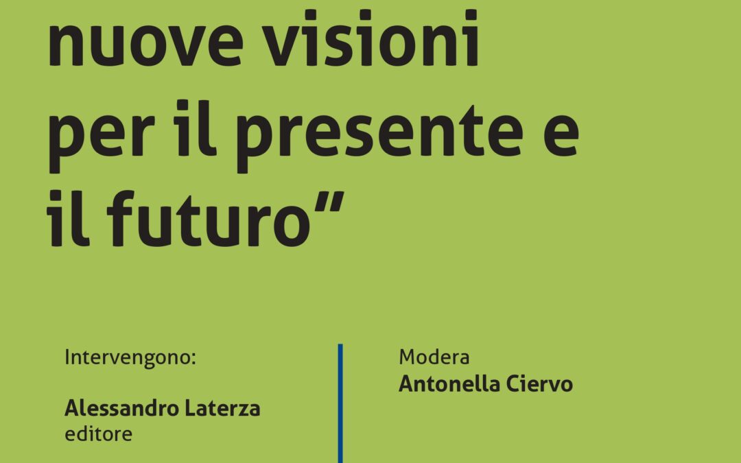 Matera, il 15 incontro sul tema “Politiche culturali: nuove visioni per il presente e il futuro”