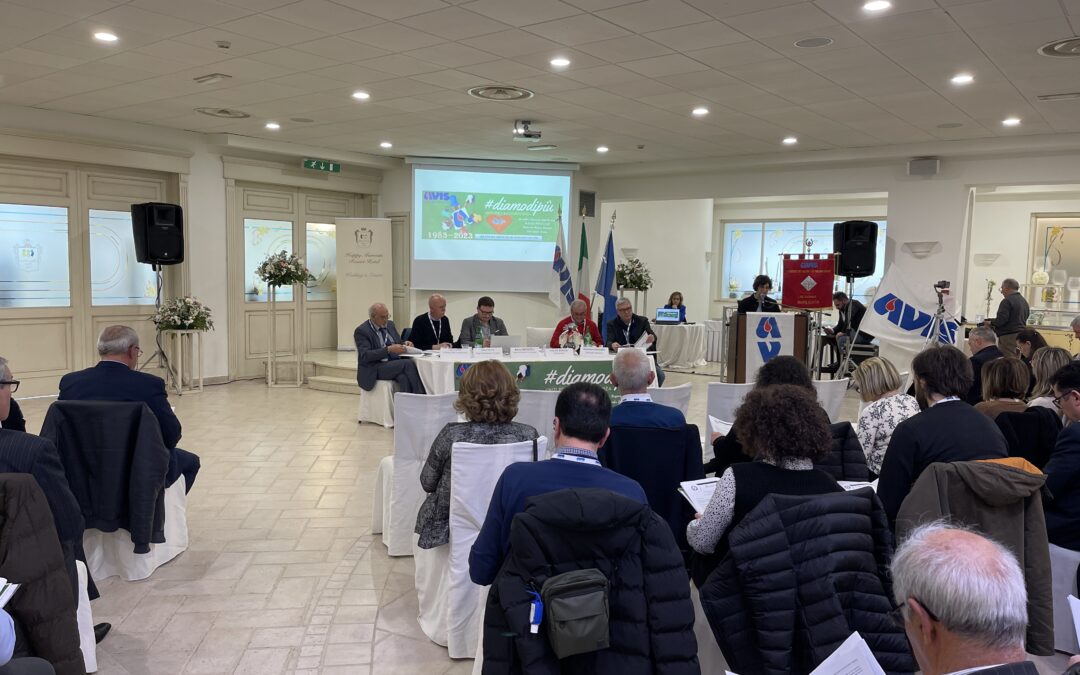 Il presidente nazionale Avis Gianpietro Briola il 28 aprile a Venosa per l’assemblea regionale Basilicata