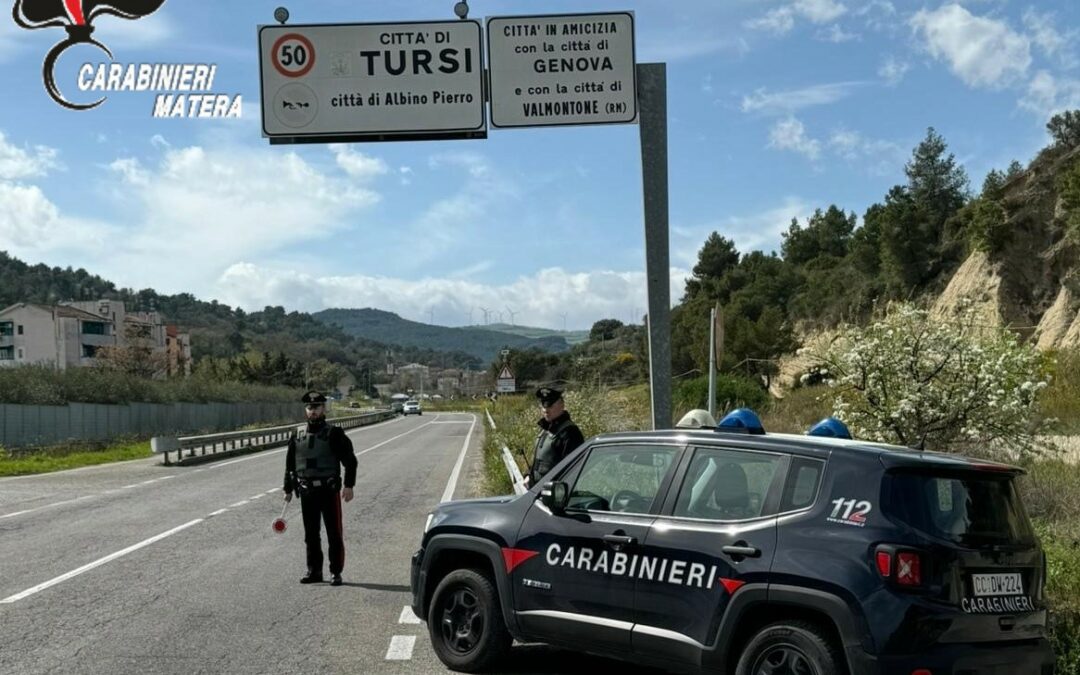 Policoro e Tursi, controlli dei Carabinieri per contrastare i reati lo spaccio di sostanze stupefacenti