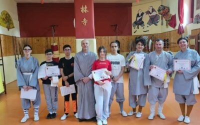 Esami di cintura base al Centro Shaolin Kung Fu di Matera. Il 18 e 19 maggio gli allievi più avanzati parteciperanno ai Campionati mondiali di Perugia